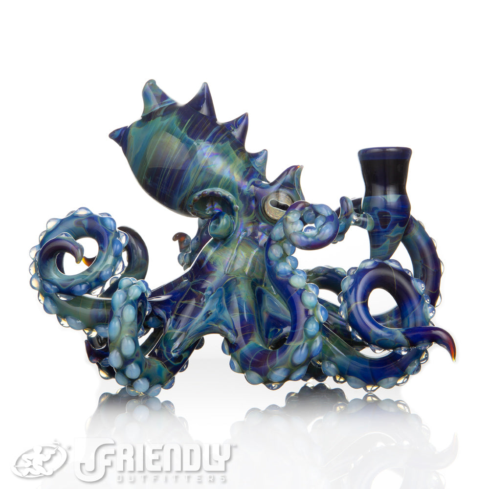 Mako Glass Dark Blue Octopus Rig