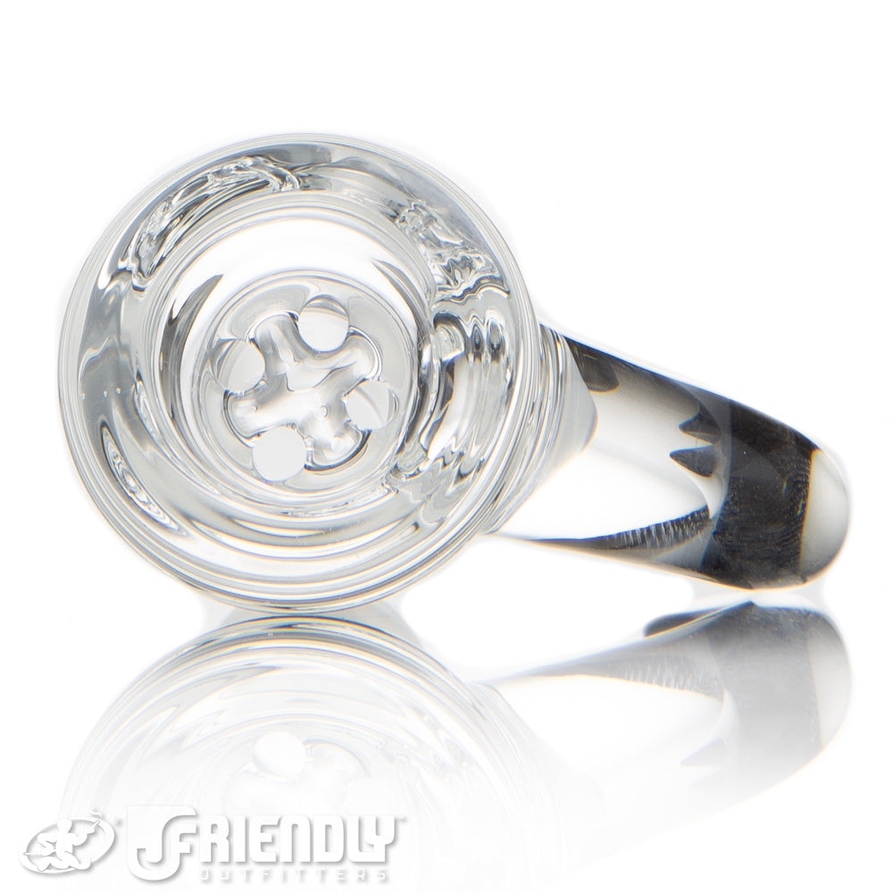 Sovereignty Glass Clear 18mm 4 Hole Slide