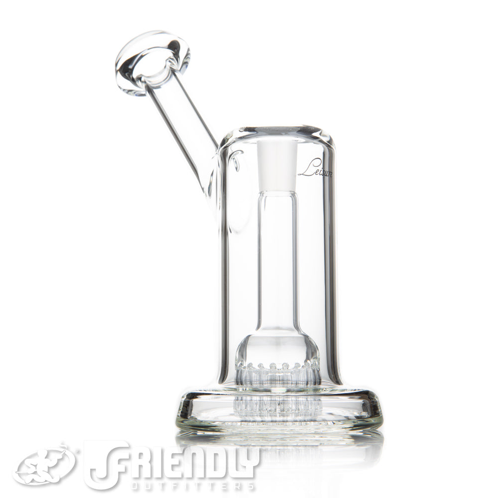 Leisure Glass 14mm Mini 20 Arm Bubbler w/ Script Logo