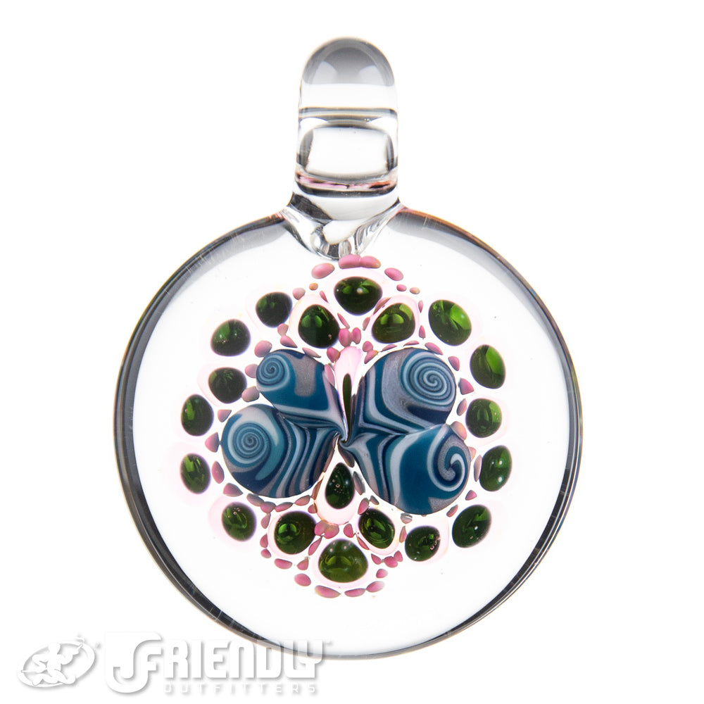 Ebox Glass Thumbprints & Caviar Pendant