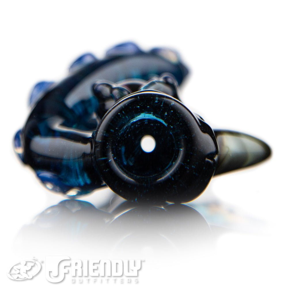 Mako Glass Transparent Blue Chillum #14