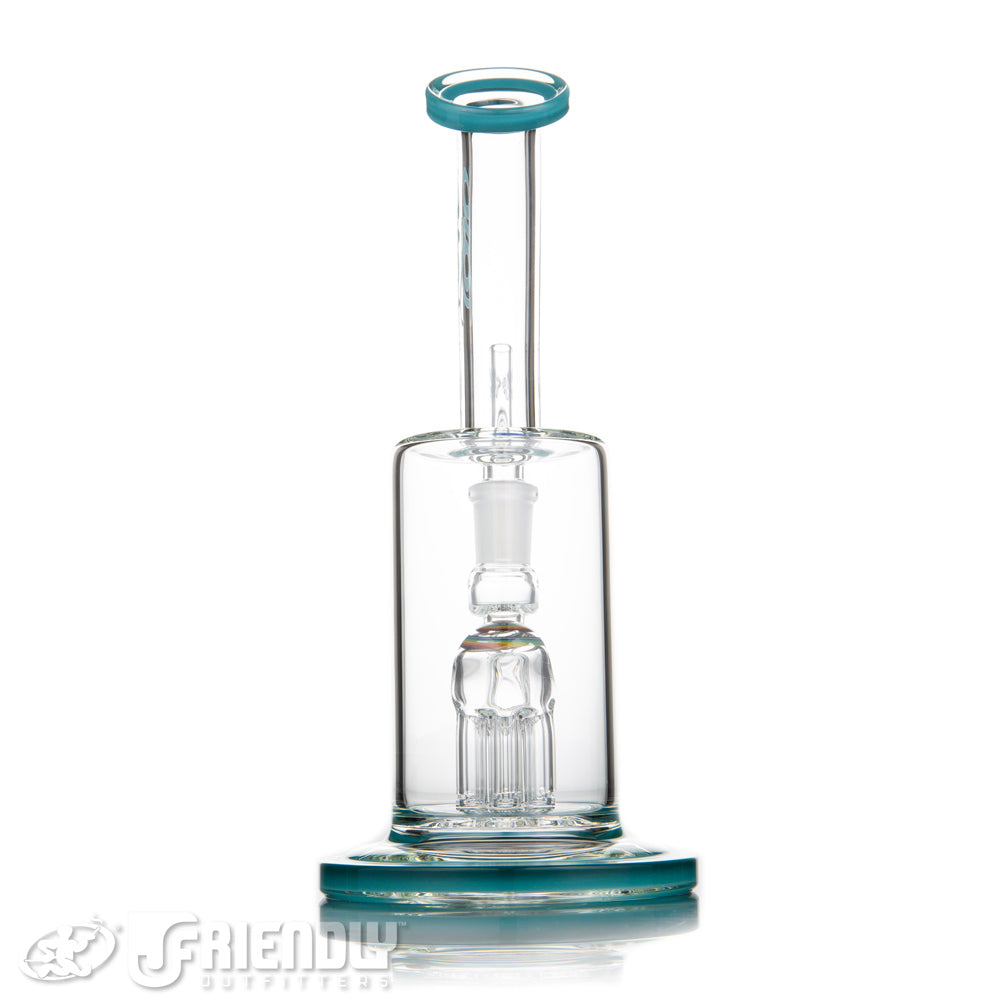 Toro Glass Mini 7 Arm Tree w/ Aqua Lips