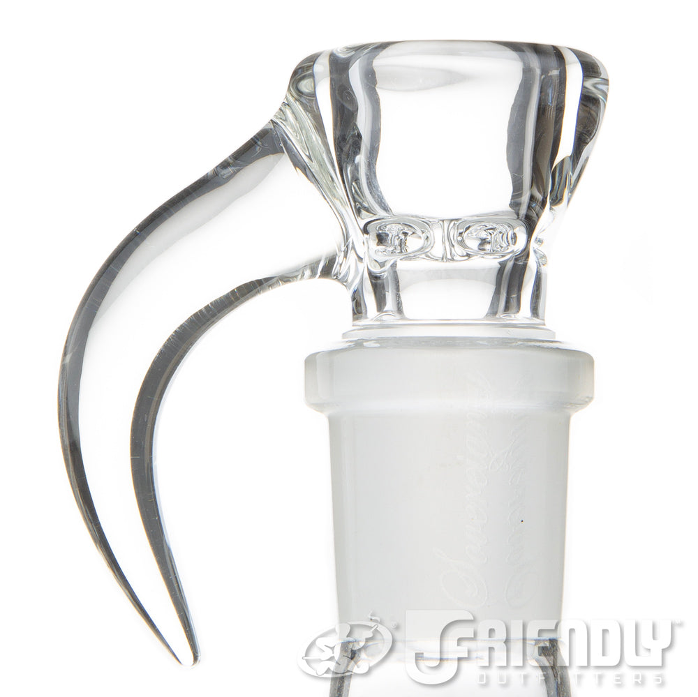 Sovereignty Glass Clear 18mm 4 Hole Slide