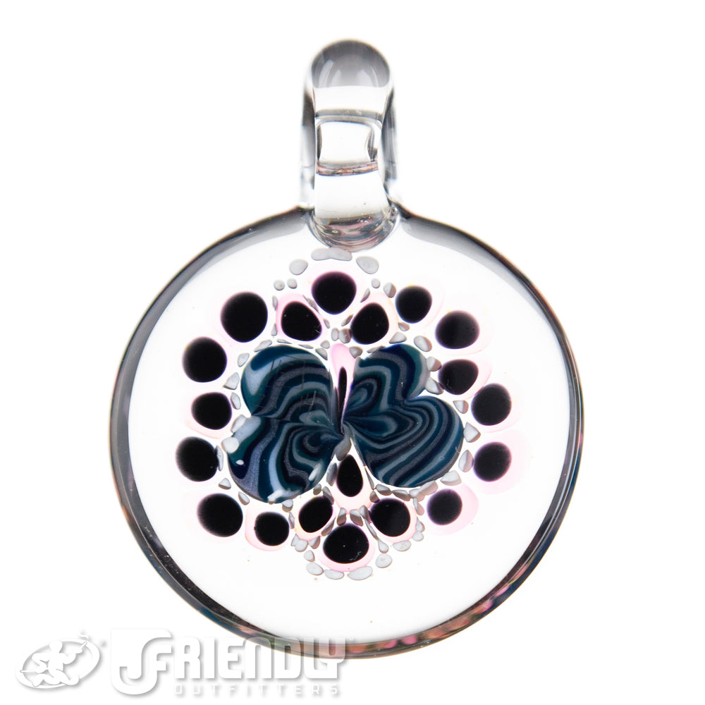 Ebox Glass Thumbprints & Caviar Pendant
