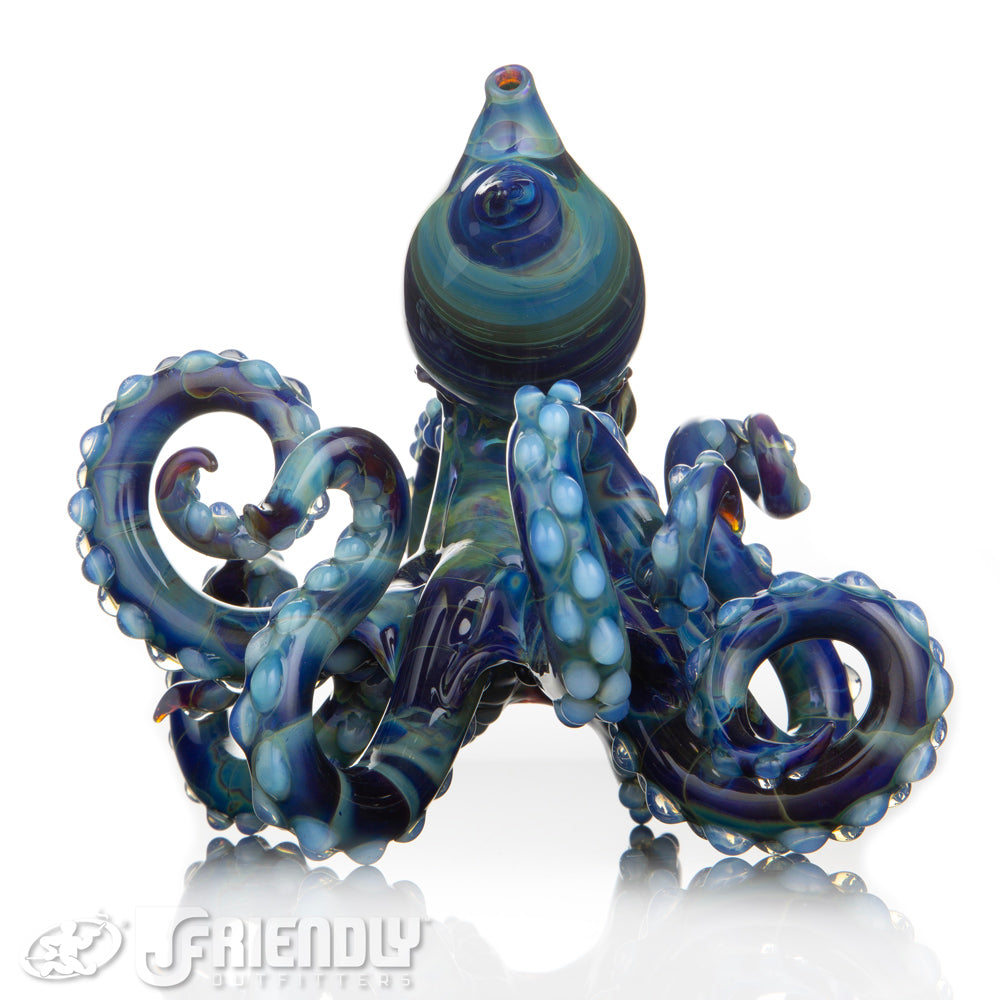 Mako Glass Dark Blue Octopus Rig
