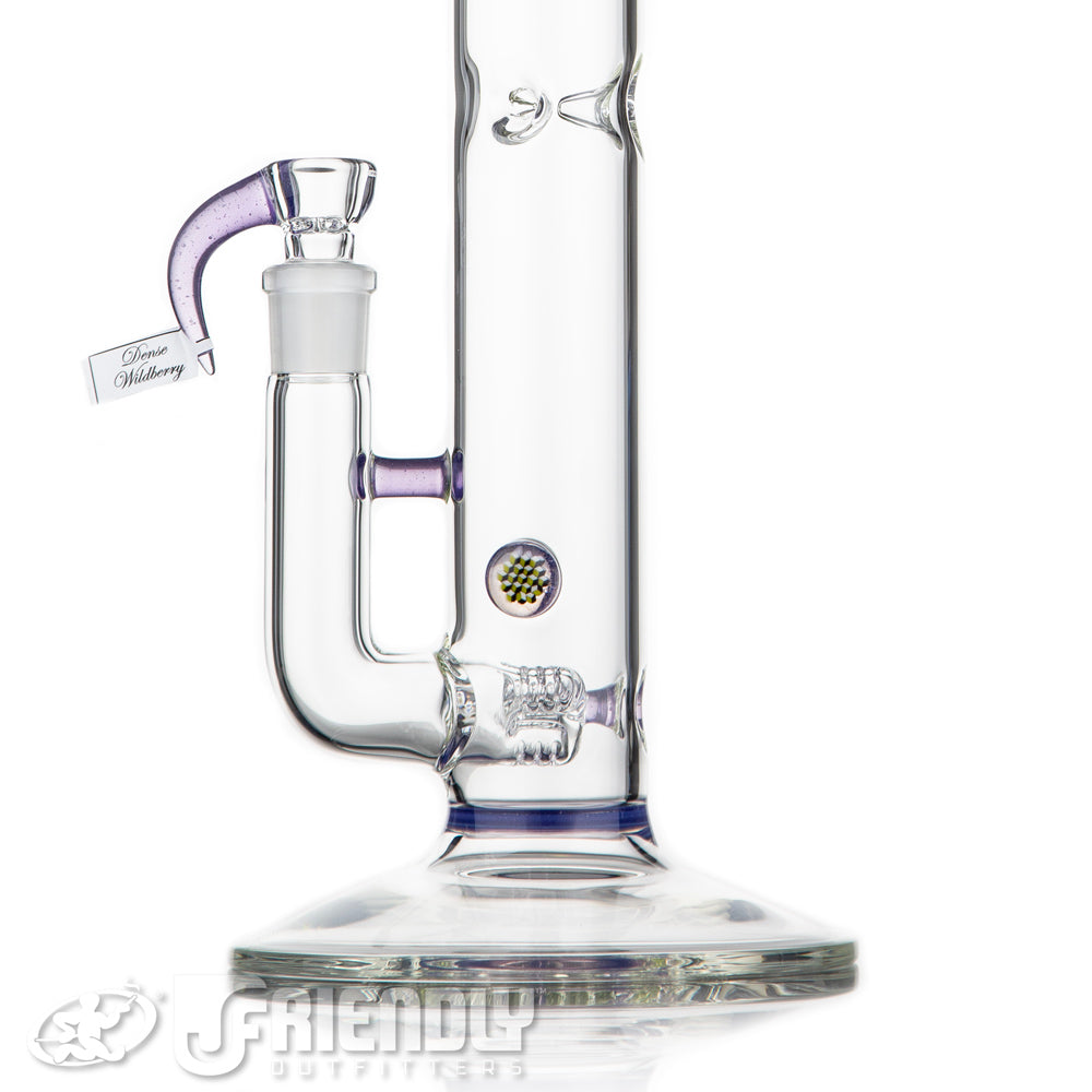 Sovereignty Glass 50x5 3 Line w/ Dense Wildberry Accents & Mille