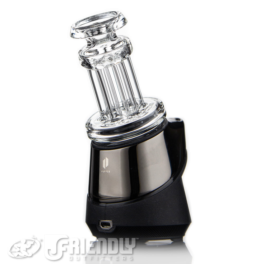 Leisure Glass Puffco Peak Dry Top w/Script Logo