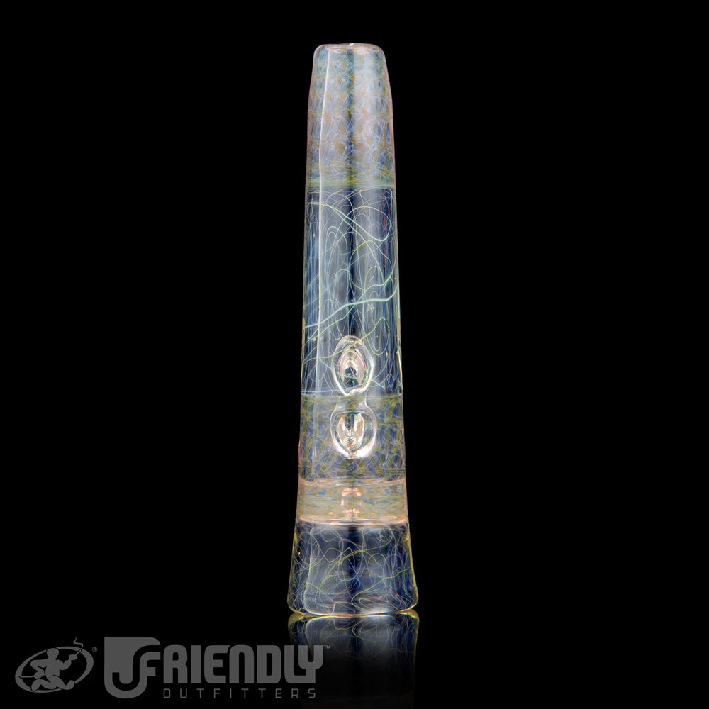 Royals Glass Fumed Onie w/ Crushed Opal Loop