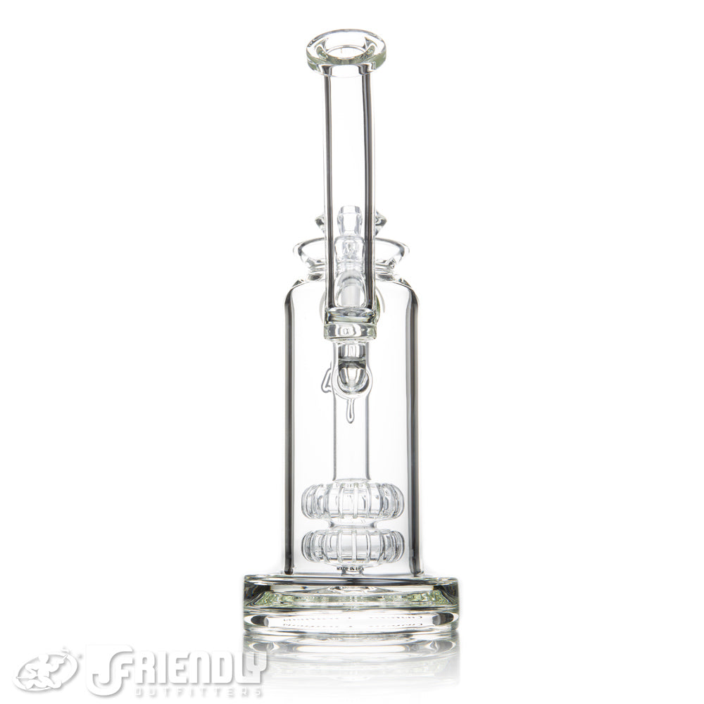 C2 Custom Creations Double Shower Head Bubbler w/Bowl Tray & Label #2
