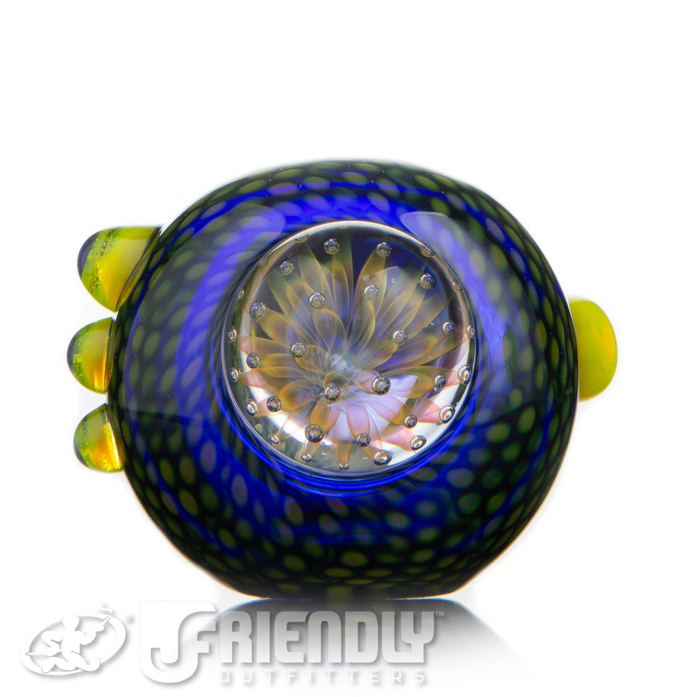 Firekist Air Trap Pipe w/ Yellow Accents