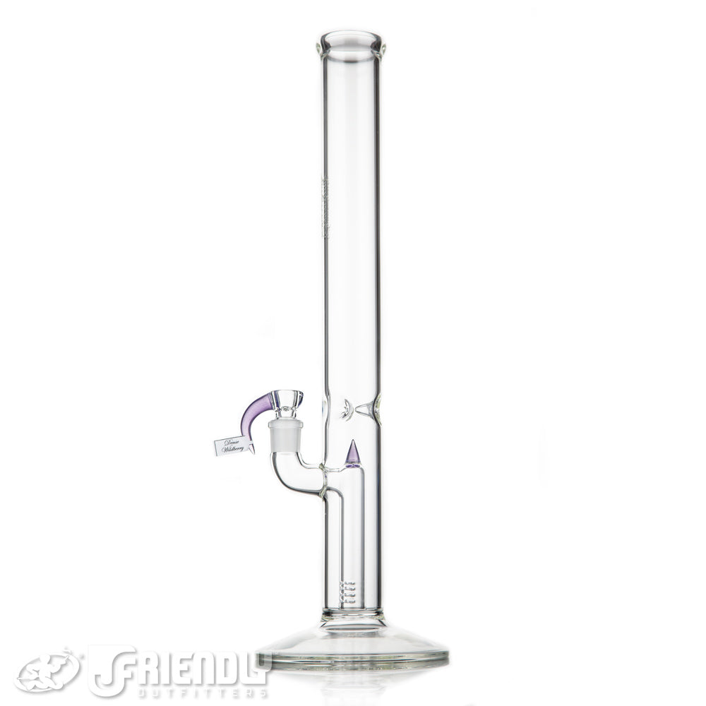 Sovereignty Glass 50x5 Front Facing Fixed 180 w/ Dense Wildberry Accents