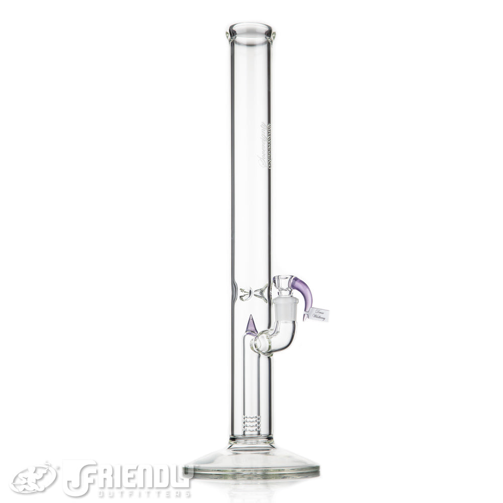Sovereignty Glass 50x5 Front Facing Fixed 180 w/ Dense Wildberry Accents