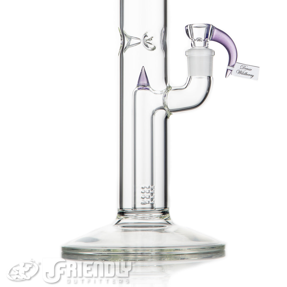Sovereignty Glass 50x5 Front Facing Fixed 180 w/ Dense Wildberry Accents