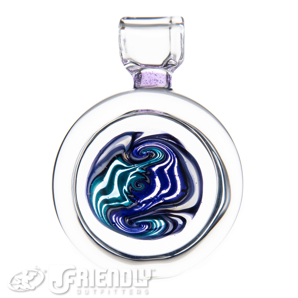Frito Glass Purple Wig Wag Pendant