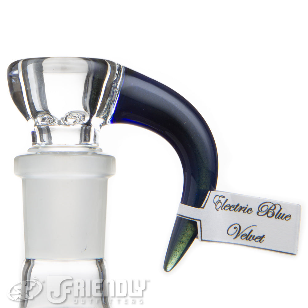Sovereignty Glass 18mm Partial Accent Electric Blue Velvet Slide