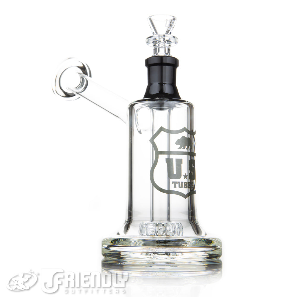 US Tubes 19mm Hybrid Bubbler w/Black Label and Joint