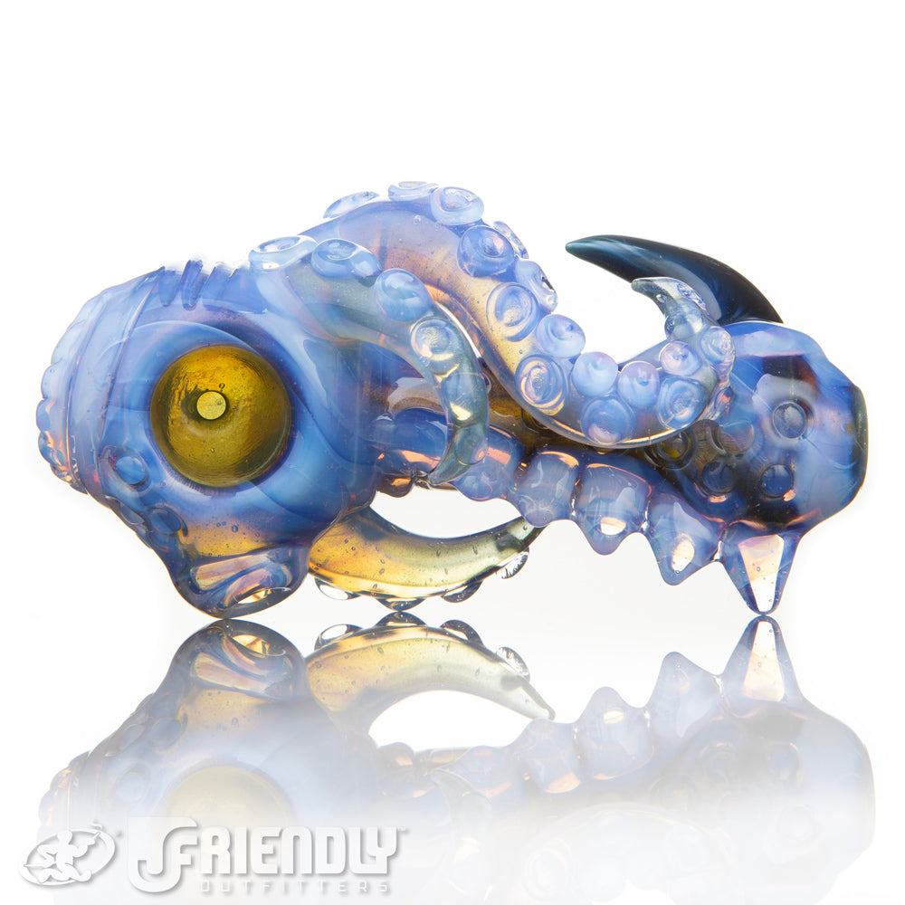 Mako Glass Blue Sea Monster Spoon #13