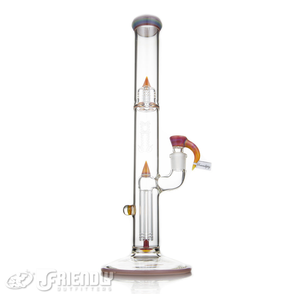 Sovereignty Glass 44mm Slitted Fixed 4 Arm w/ Mille & Full Accent Serendipity