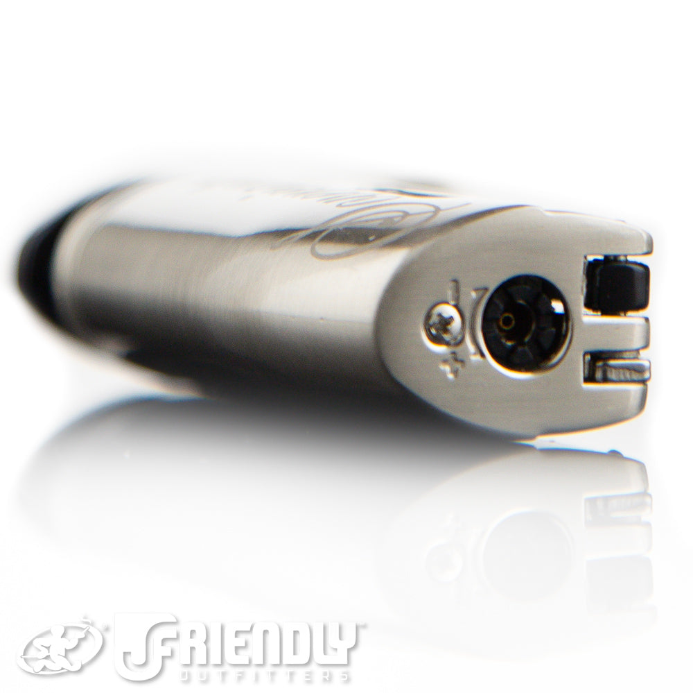 Sovereignty Glass/Vector Arsenal Silver & Black Torch Lighter