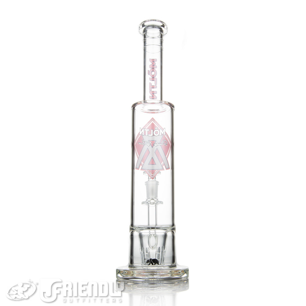 Moltn Glass 65 GZR Tall Body Tube w/ Red & White Label