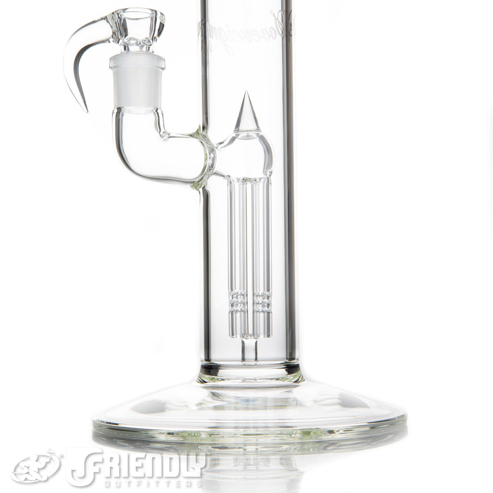 Sovereignty Glass Bishop Gridded Fixed 4 Arm w/Inv. 4 Splash Guard