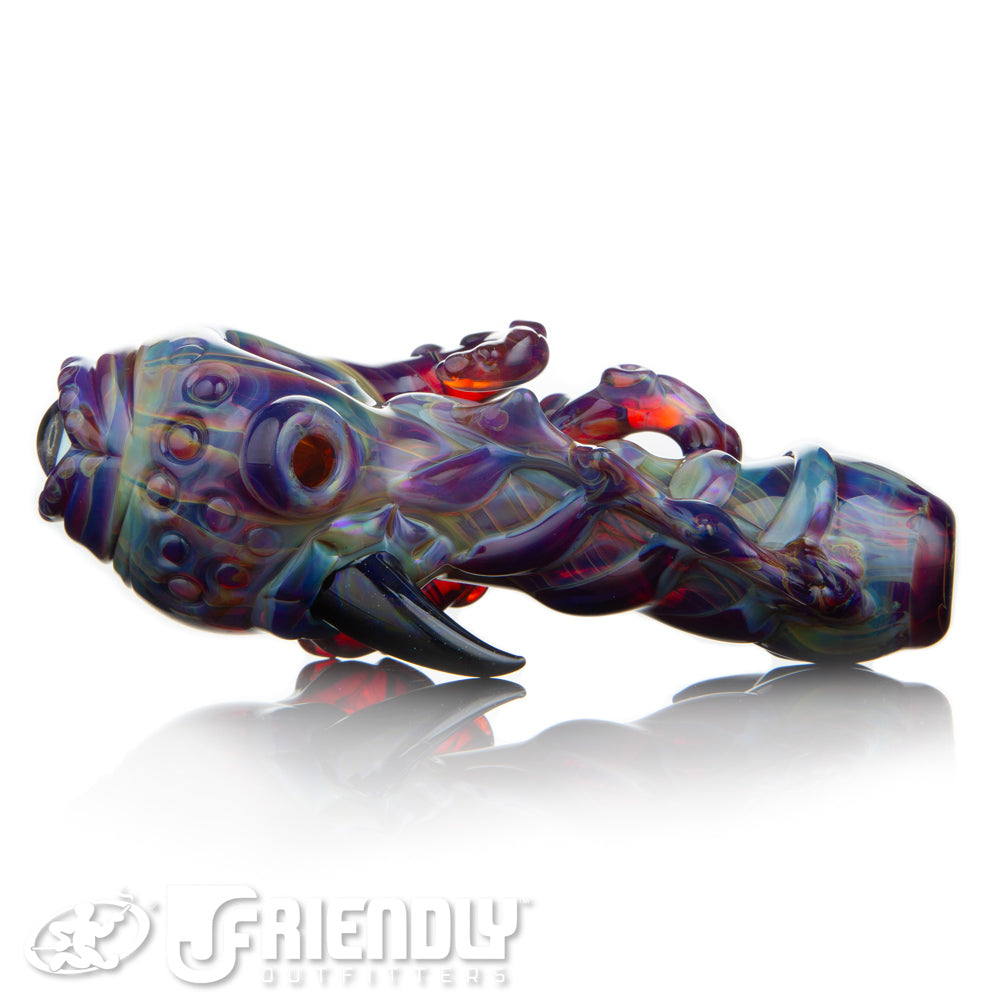 Mako Glass Amber Purple Sea Creature Spoon