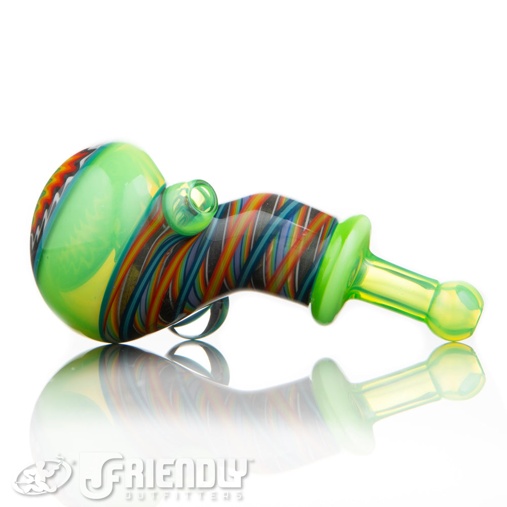 Amar Slyme Three Hole Bowl Double Layer Rainbow Wig Wag Spoon