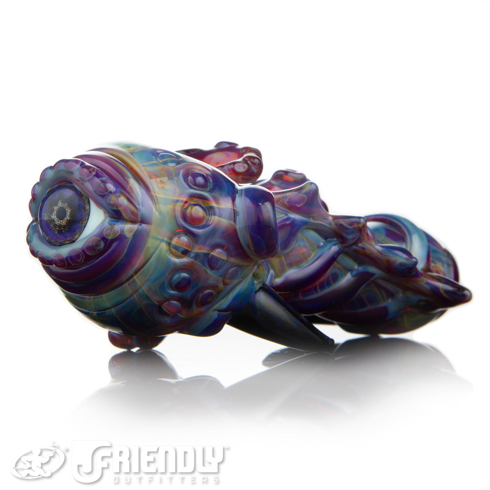 Mako Glass Amber Purple Sea Creature Spoon