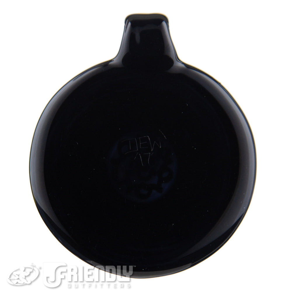 Dew Glass Ohm Symbol Pendant