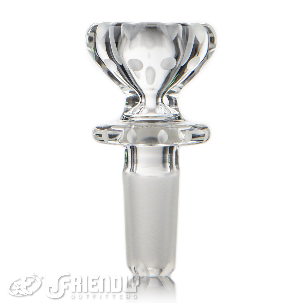 Mobius Glass 14mm Cold Worked Single Hole Slide #4