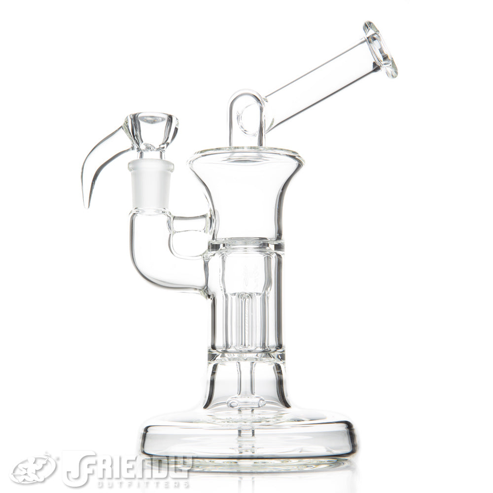 Sovereignty Glass Hollow Foot Mini Pillar w/ Sidecar Neck