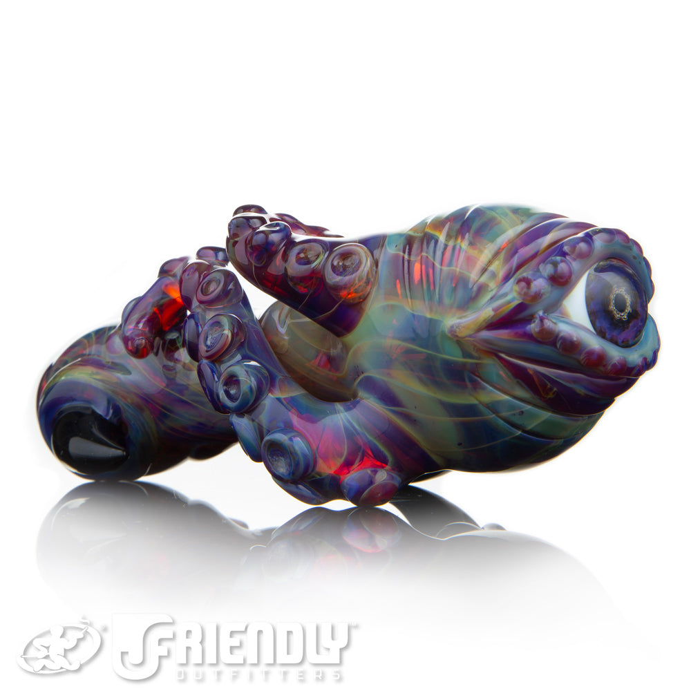 Mako Glass Amber Purple Sea Creature Spoon