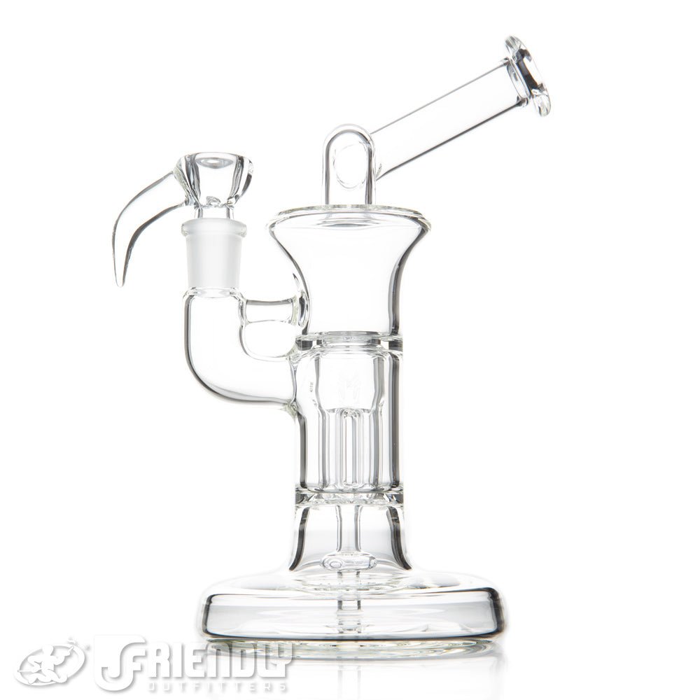 Sovereignty Glass Hollow Foot Mini Pillar w/ Sidecar Neck