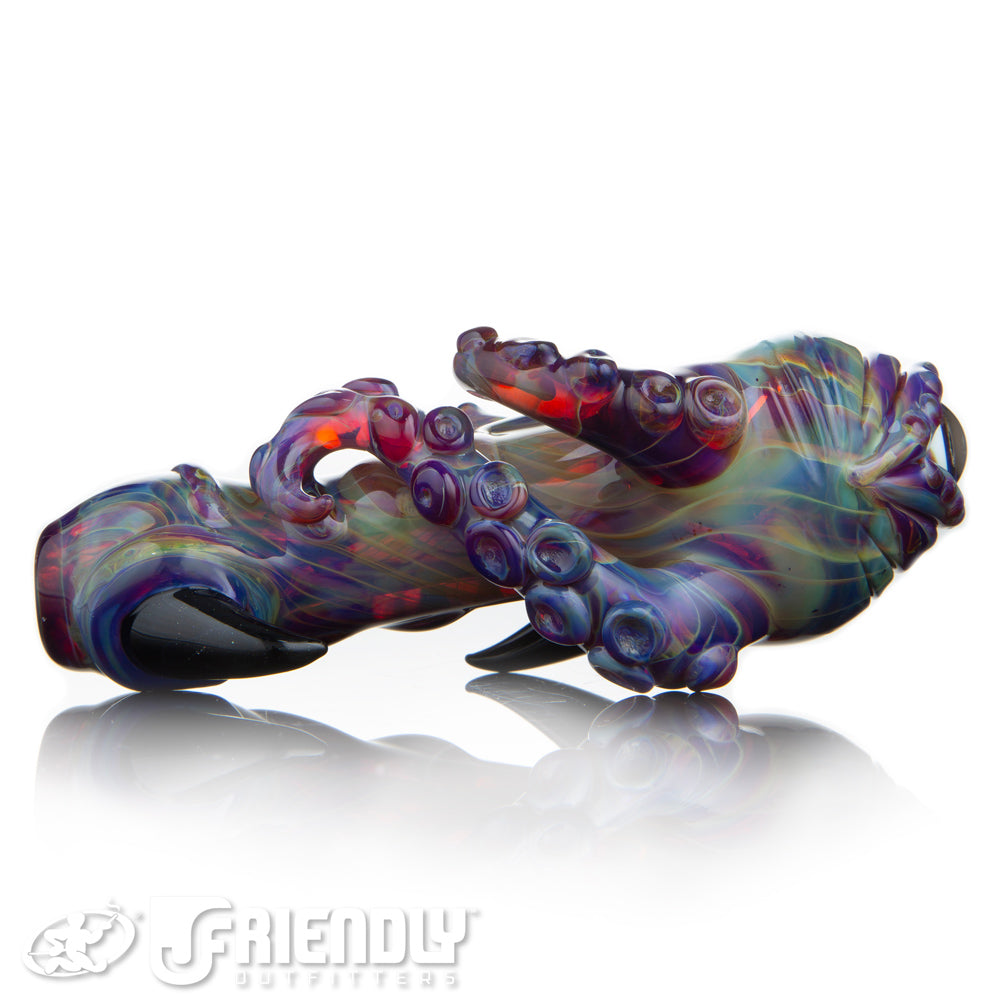 Mako Glass Amber Purple Sea Creature Spoon