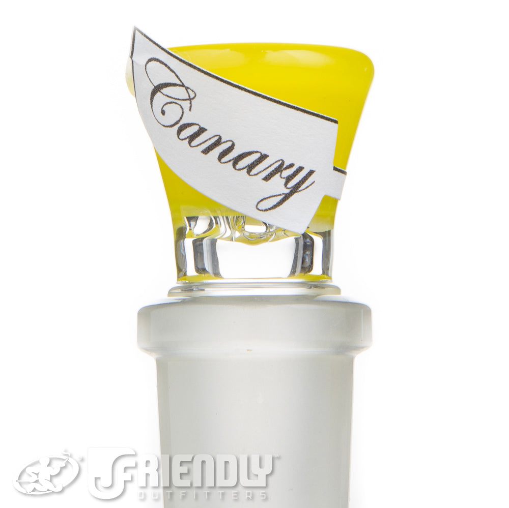 Sovereignty Glass 18mm Full Accent Canary Hornless Slide