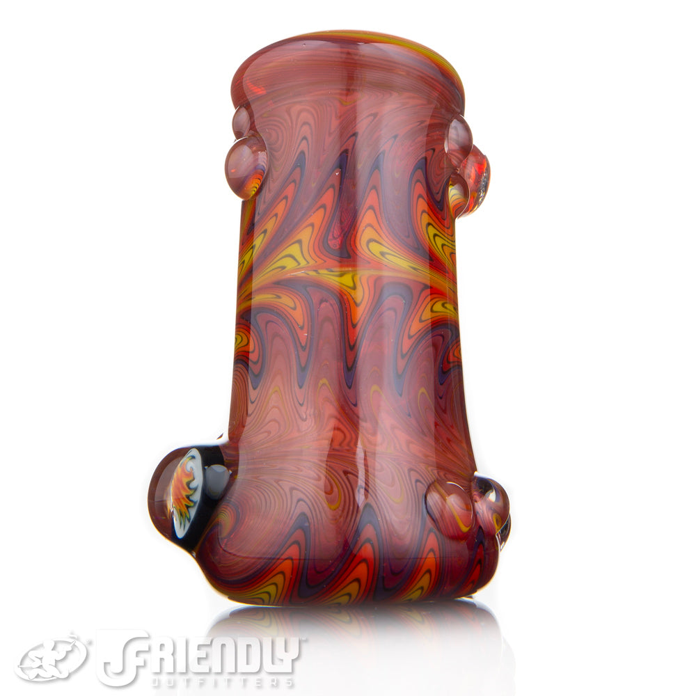 Fat Bottom Glass Red and Orange Reversal Montage Hammer