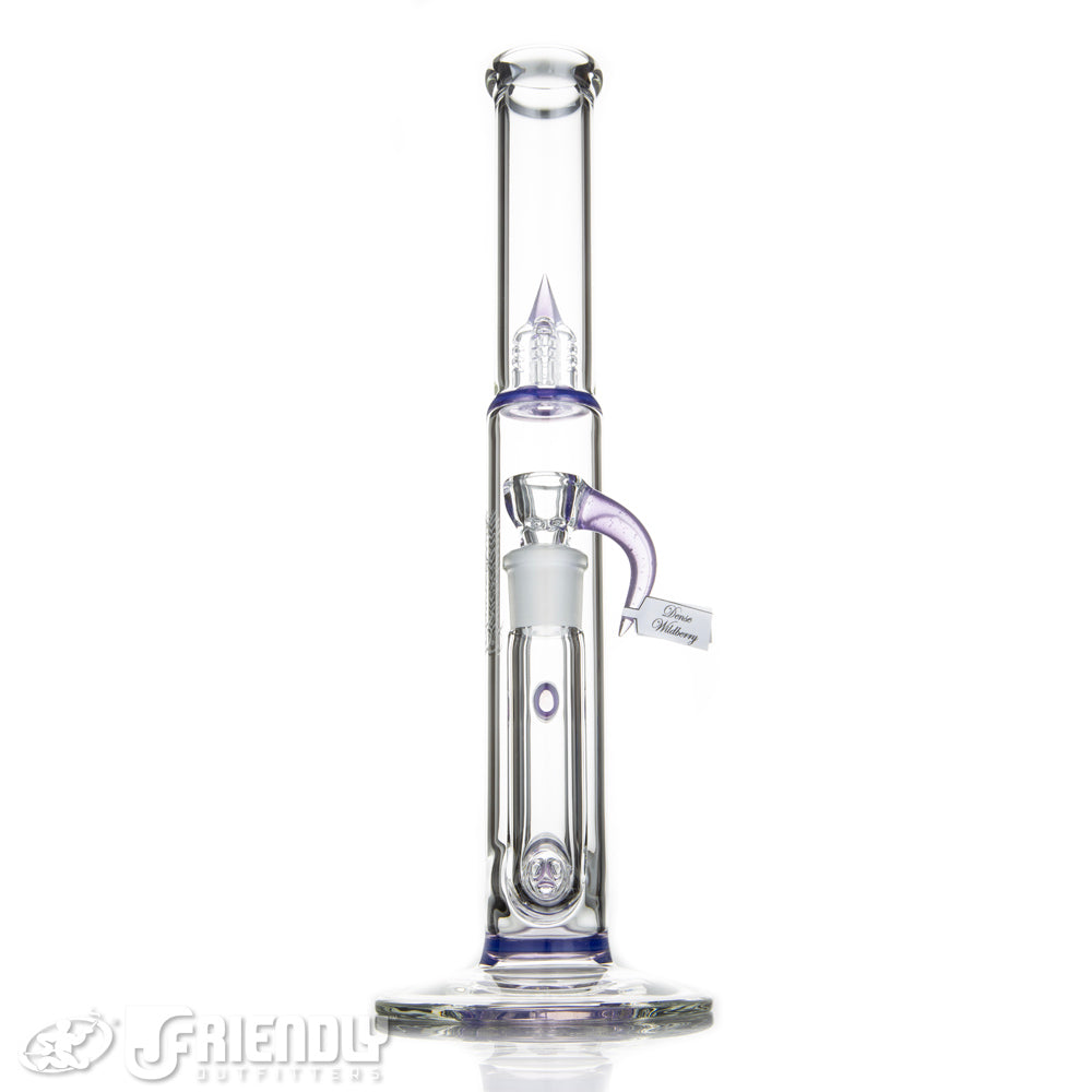 Sovereignty Glass Pawn Shorty4 3 Line  w/ Partial Dense Wildberry Accents & Color Seal