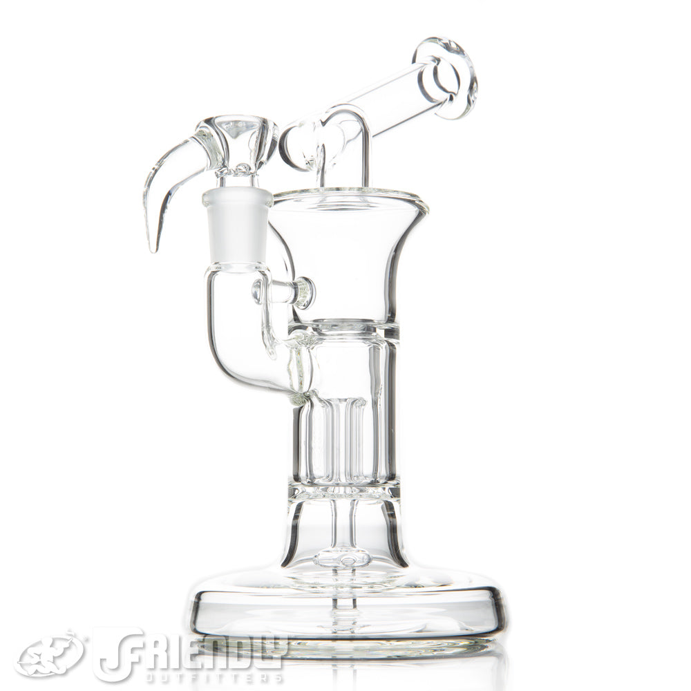 Sovereignty Glass Hollow Foot Mini Pillar w/ Sidecar Neck