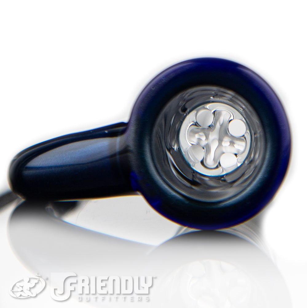 Sovereignty Glass 18mm Full Accent Slide w/Electric Blue Velvet Accent