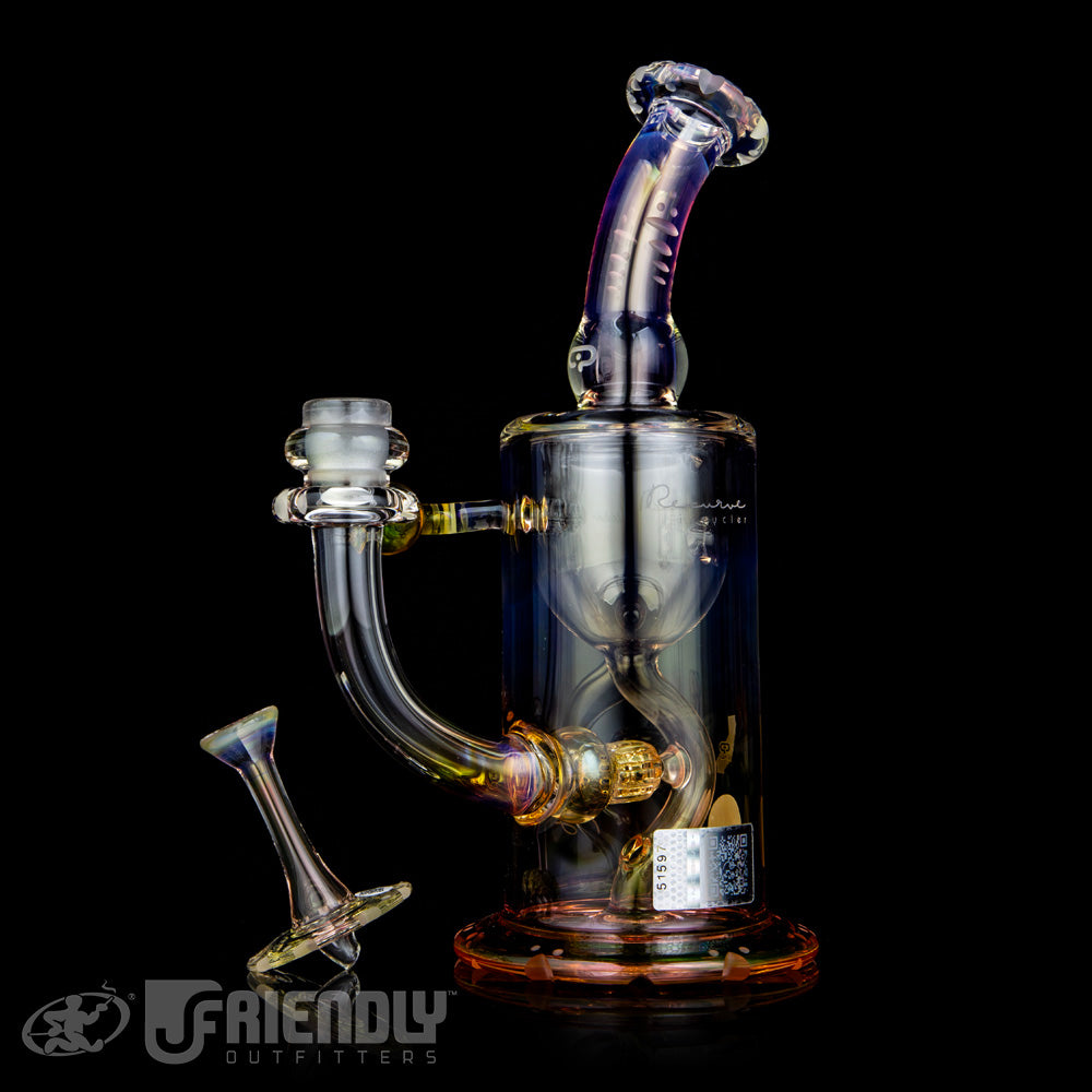 Mobius Glass Fume Series Recurve w/Cold Work and Cap