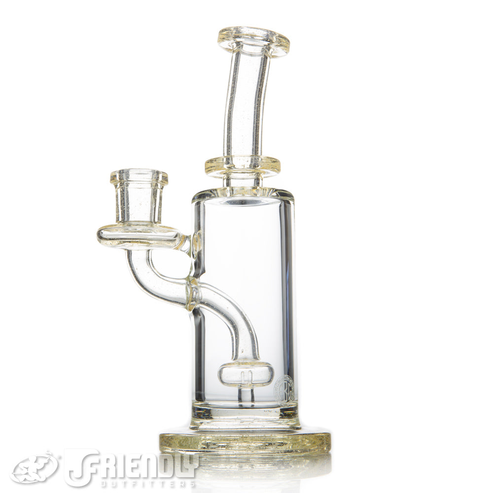Fatboy Glass 14mm UV Reactive Tall Can Bubbler