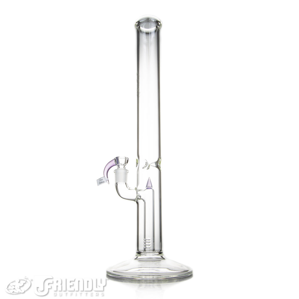 Sovereignty Glass 50x5 Front Facing Fixed 180 w/ Dense Wildberry Accents