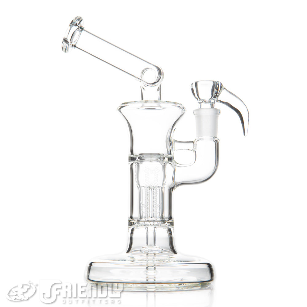 Sovereignty Glass Hollow Foot Mini Pillar w/ Sidecar Neck