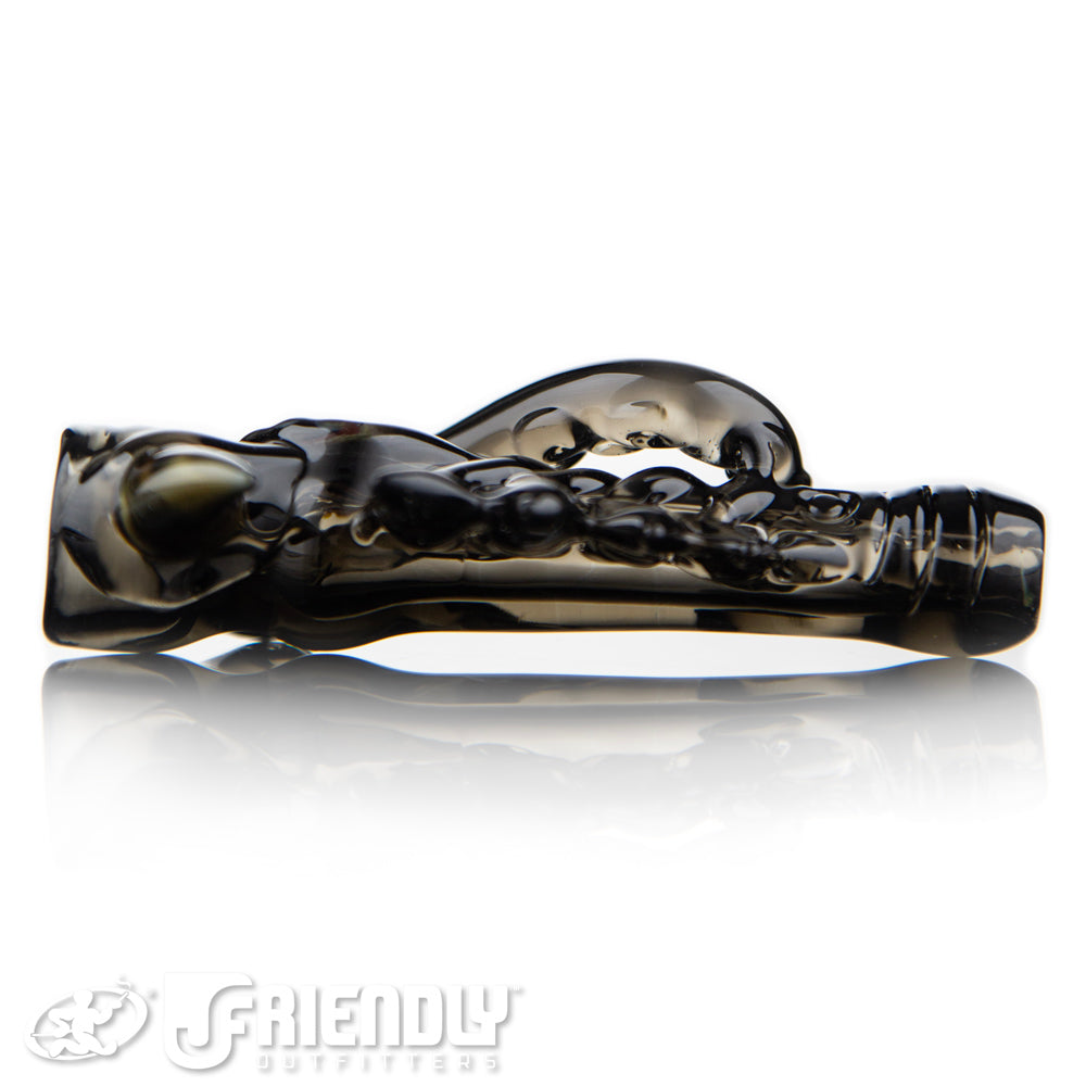 Mako Glass Transparent Grey Chillum #17