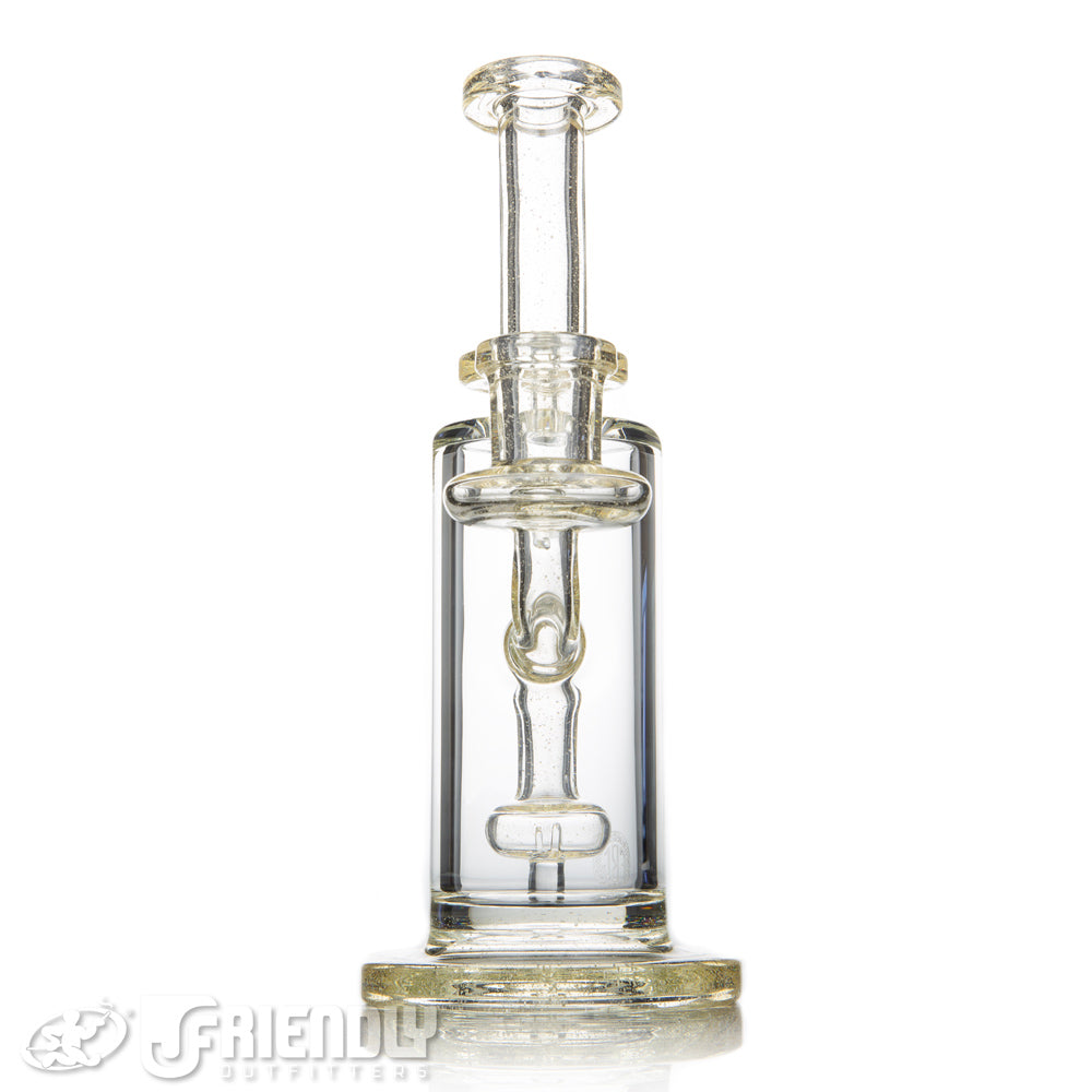Fatboy Glass 14mm UV Reactive Tall Can Bubbler