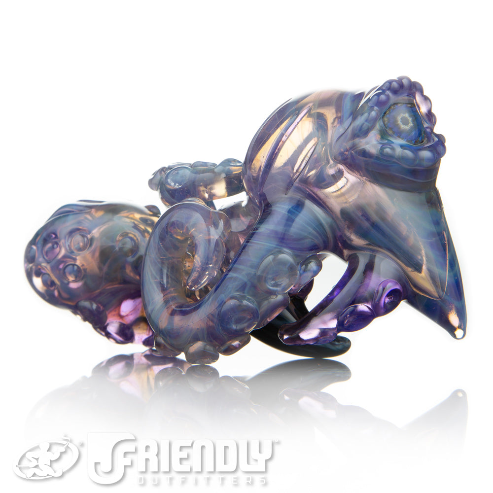 Makoe Glass Purple Sea Creature Sherlock