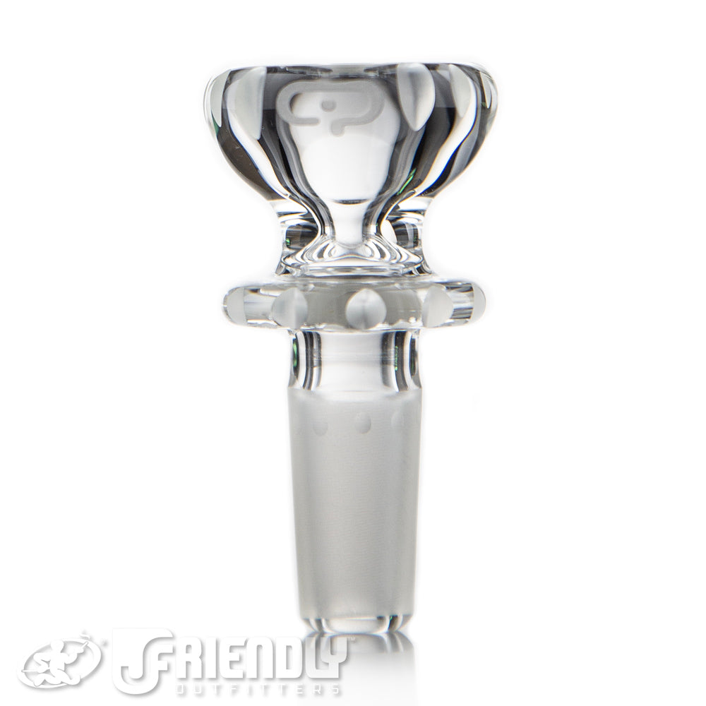 Mobius Glass 14mm Cold Worked Single Hole Slide #2