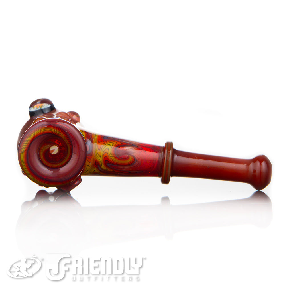 Fat Bottom Glass Red and Orange Reversal Montage Hammer