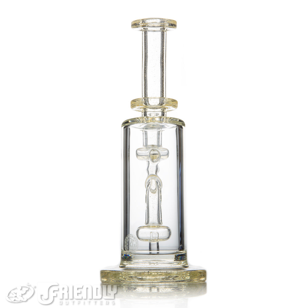 Fatboy Glass 14mm UV Reactive Tall Can Bubbler