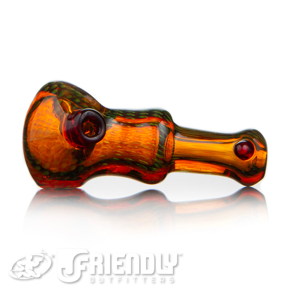 Firekist Snakeskin Spoon w/ Red Accents